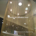 ss metal deco ring mesh curtain/diamond metal decorative mesh ribbon for dressing room deco from alibaba China